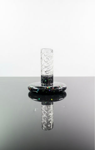 Puffco Peak 3DXL Crushed Opal Joystick Spinner Cap - Bradley Miller Glass