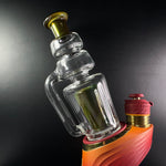 Puffco peak recycler glass on top of daybreak limited edition Puffco Peak pro