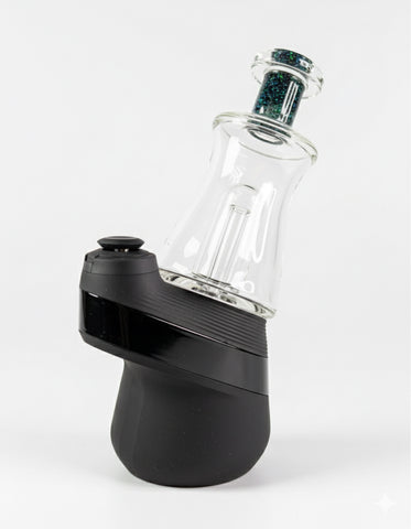 Black crushed opal replacement glass for the Puffco Peak