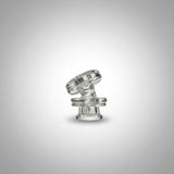 Slate Glass - Puffco Proxy Core Mouthpiece Clear