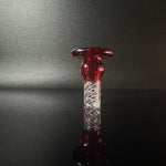 Puffco peak 3dxl spinner cap - bradley miller glass - colour: red