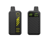 black twelve monkeys flavour beast  disposable vape with green "kanzi iced" writing