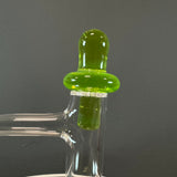 Green cap made for the highly educated or Exo Control tower quartz Banger canada 