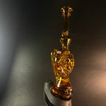 Orange puffco peak replacement glass - Swiss Egg design - Fits all Puffco Peaks