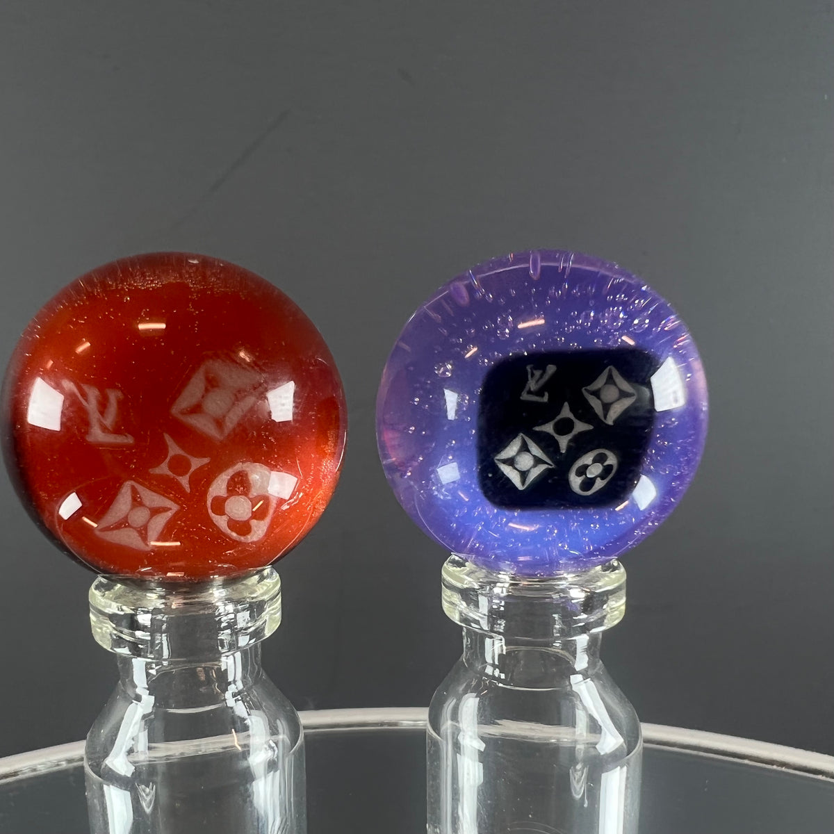 Keys Glass LV marble – Drip Glass