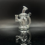 THC glass clear recycler 