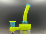 green and blue heady glass tube 