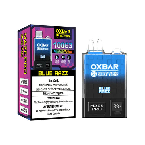 Blue Razz Disposable Vape Oxbar Maze Pro