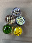 Honeycomb marbles for auto spinner quartz bangers, terp slurper banger and blenders bangers 