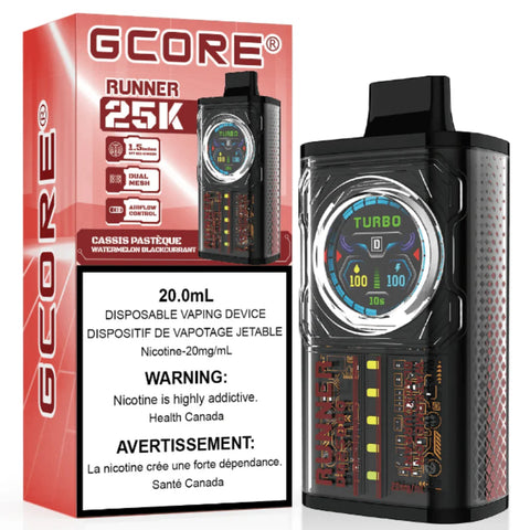 Gcore runner 25k Disposable Vape - Coca cola flavour 