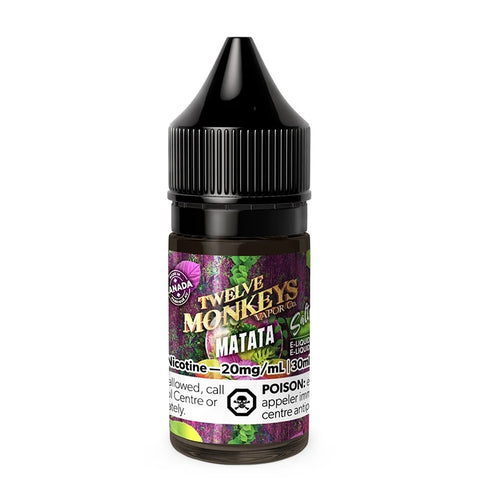 Twelve monkeys Salt Nic / Nic Salt Ejuice Canads Flavour: Matata 