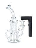 Puffco Pivot + Adapter on heady recycler rig  