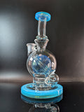 Full Zirkl Glass Blue 14mm Ball Rig