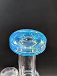 Meta blue mouth peice on full zirkl glass blue ball rig 