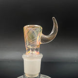 simver fumed 18mm bowl / slide heady glass gallery drip glass