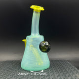 Korey Glass Facet Tube Drip Glass