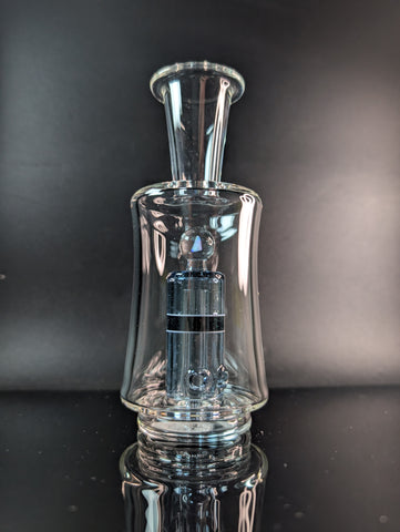 Mike D Glass Puffco Peak Top ( Blue Stardust w/ Crushed Opal )
