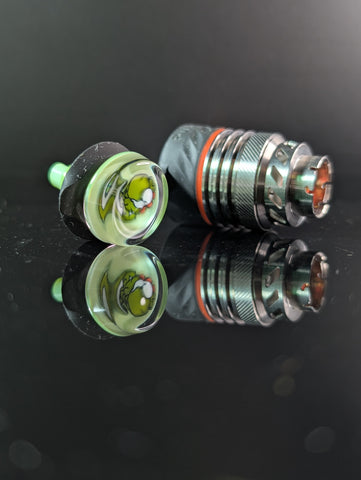 Green yoshi glass 3dxl joystick cap for the puffco peak