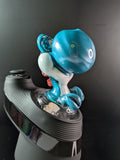 Blue yoshi theme / shaped heady replacement glass top for the Puffco Peak
