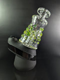 AJ Surf City Tubes Puffco Peak Top ( Clear w/ Color Dots )