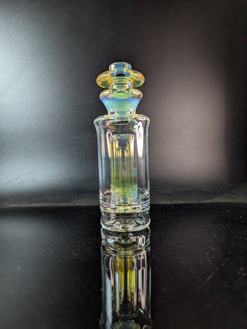 Puffco Peak Fumed Wet replacement glass - Disco box Colour: Fumed yellow