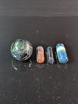 River Valley Glass Marble + Pillar Set