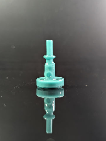 Teal bradley miller glass puffco peak cap