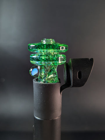 AJ Surf City Tubes Puffco Pivot Glass Mouthpiece ( Cropal w/ Opal )