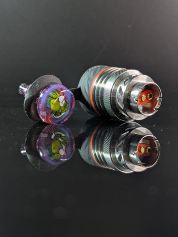 Pink / purple joystick cap made for the Puffco Peak 3DXL Chamber 