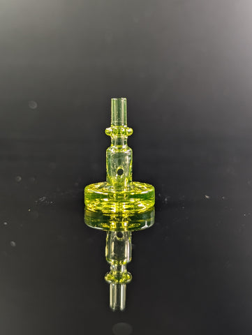 Green puffco peak 3DXl glass joystick cap