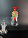 25mm red heady bubblecap inside Quartz banger canada 