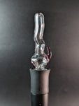 Magizle Puffco Pivot Glass Mouthpiece Clear w/ Horn