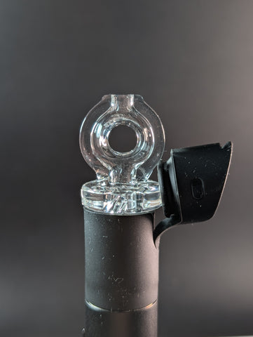 Randohm Glass Puffco Pivot Spinner Mouthpiece ( Clear )