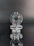 Randohm Glass Puffco Pivot Spinner Mouthpiece ( Clear )